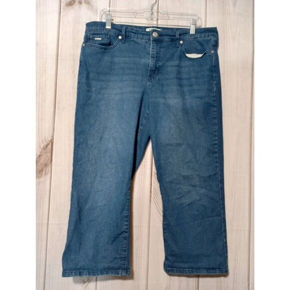 Nine West Capri Ladies 14 Denim Chrystie Capri - Picture 1 of 8